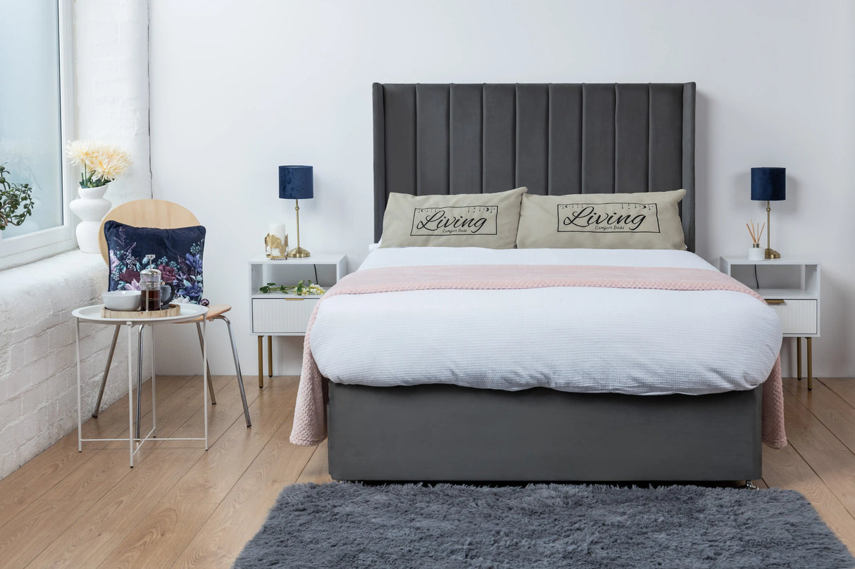 Bella Wingback Divan Bed