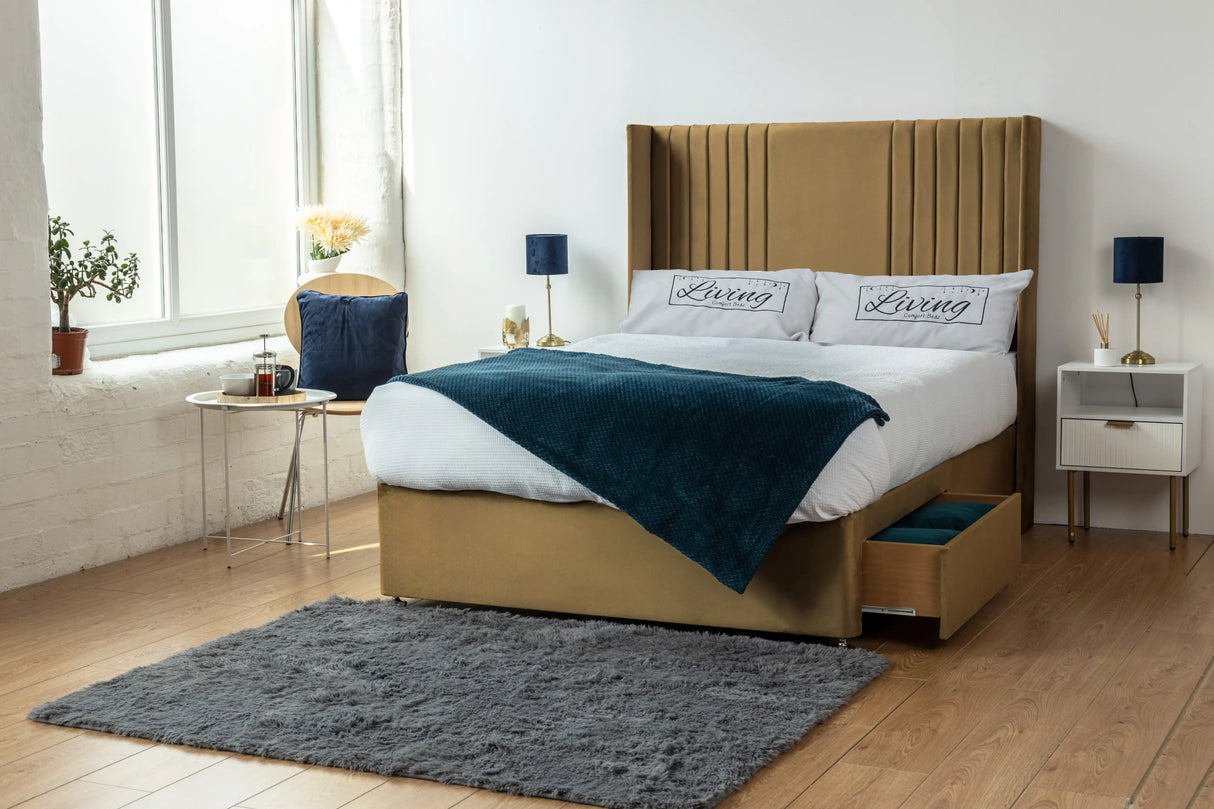 Skyline wingback Divan Bed