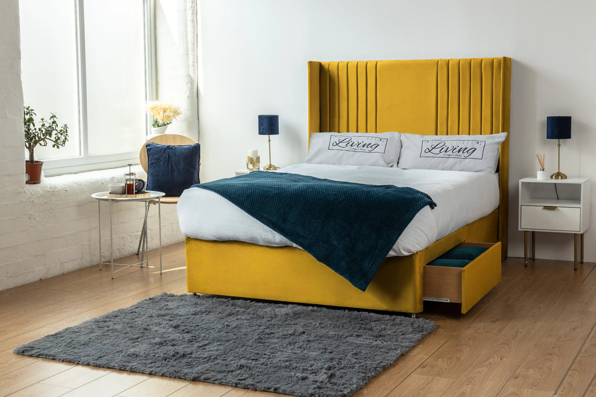 Skyline wingback Divan Bed