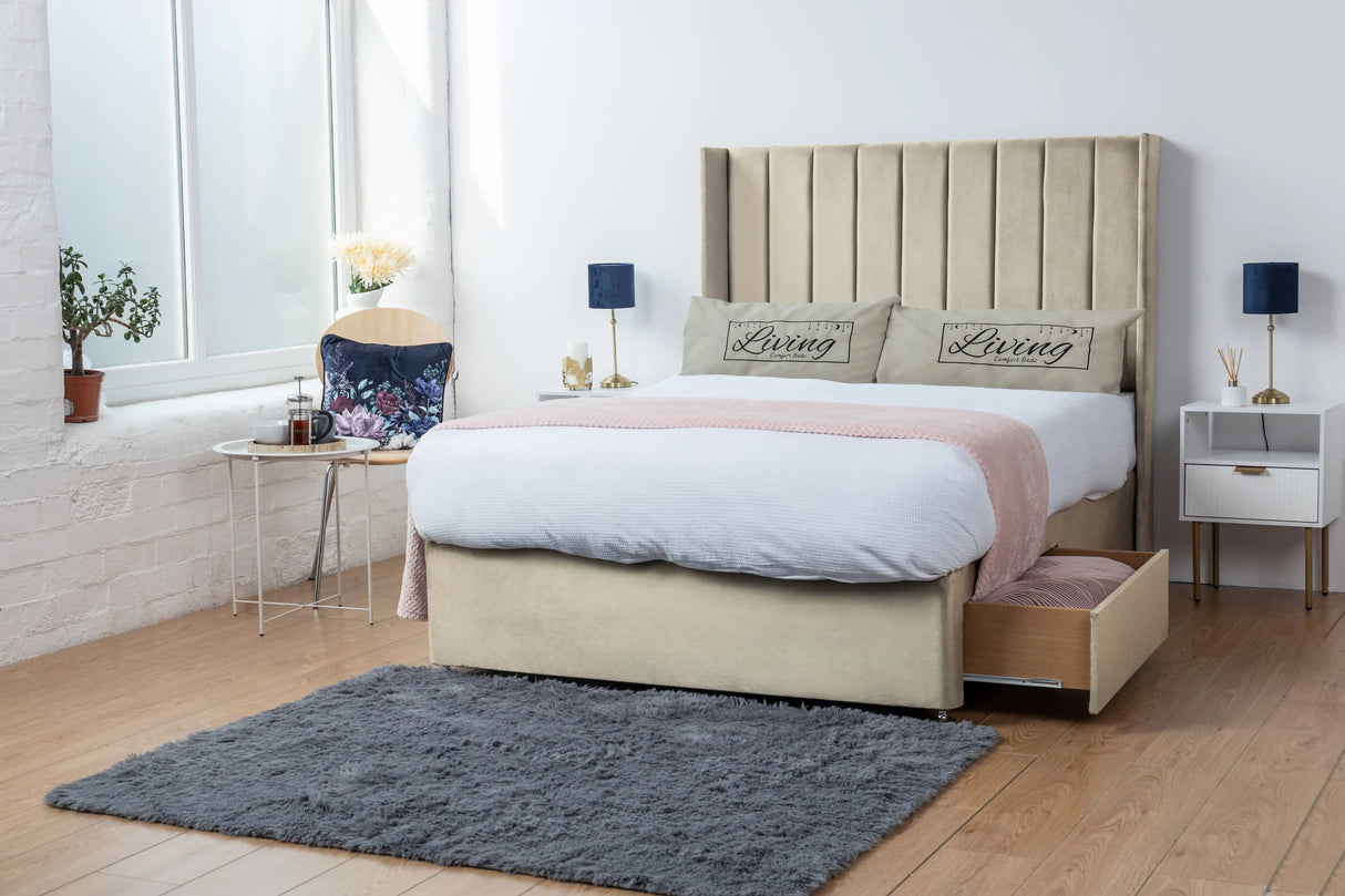 Bella Wingback Divan Bed