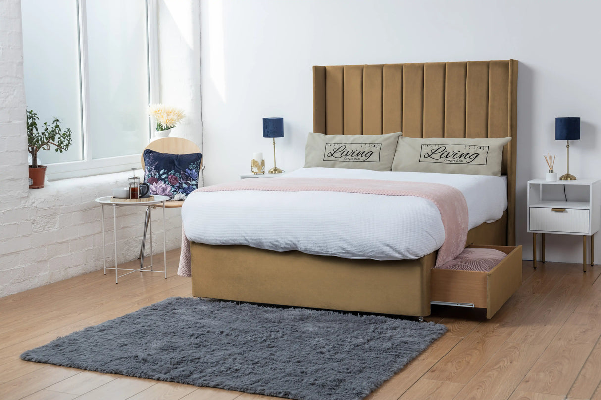 Bella Wingback Divan Bed