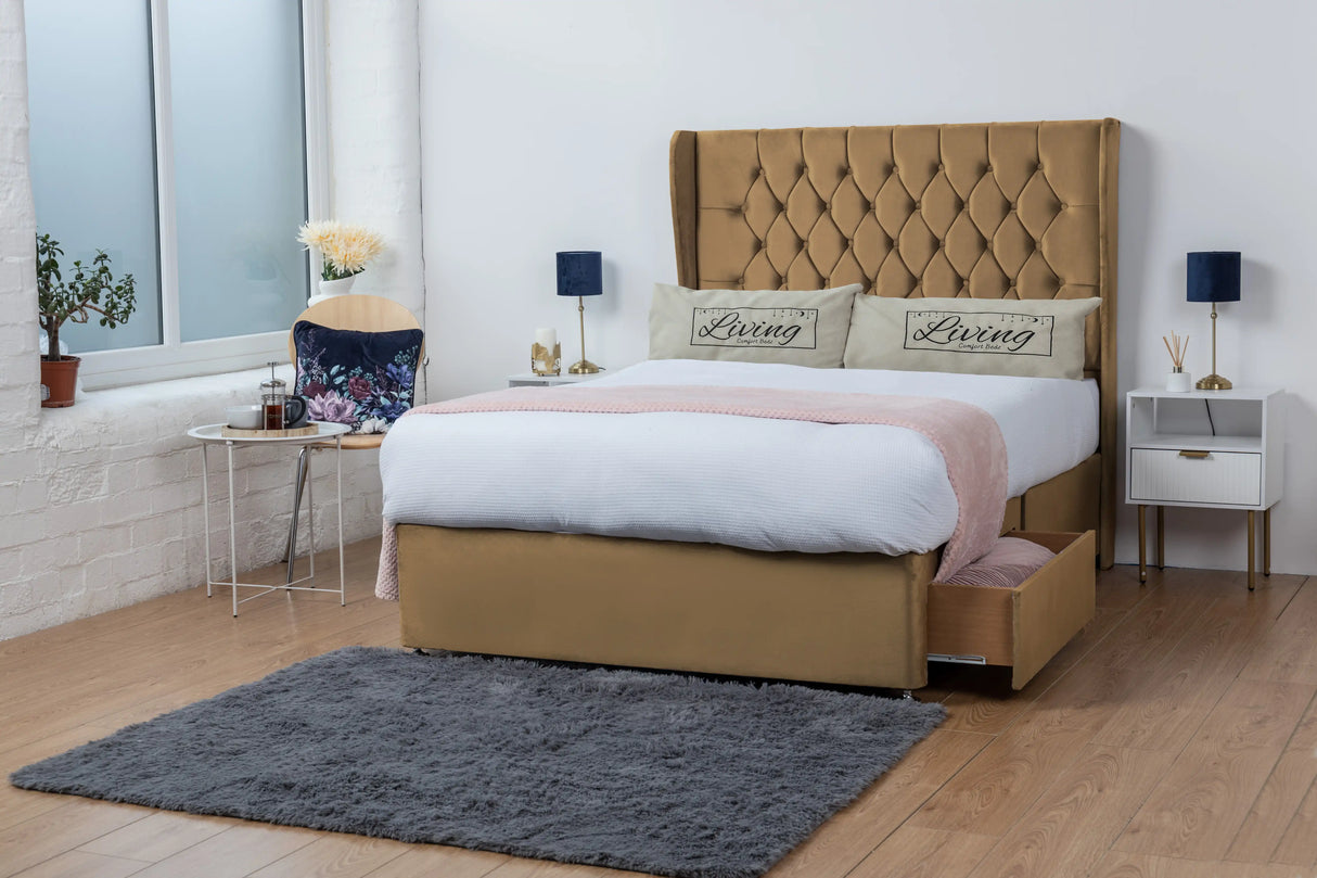 Mary Wingback Divan Bed