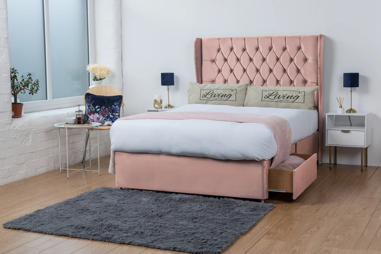 Mary Wingback Divan Bed