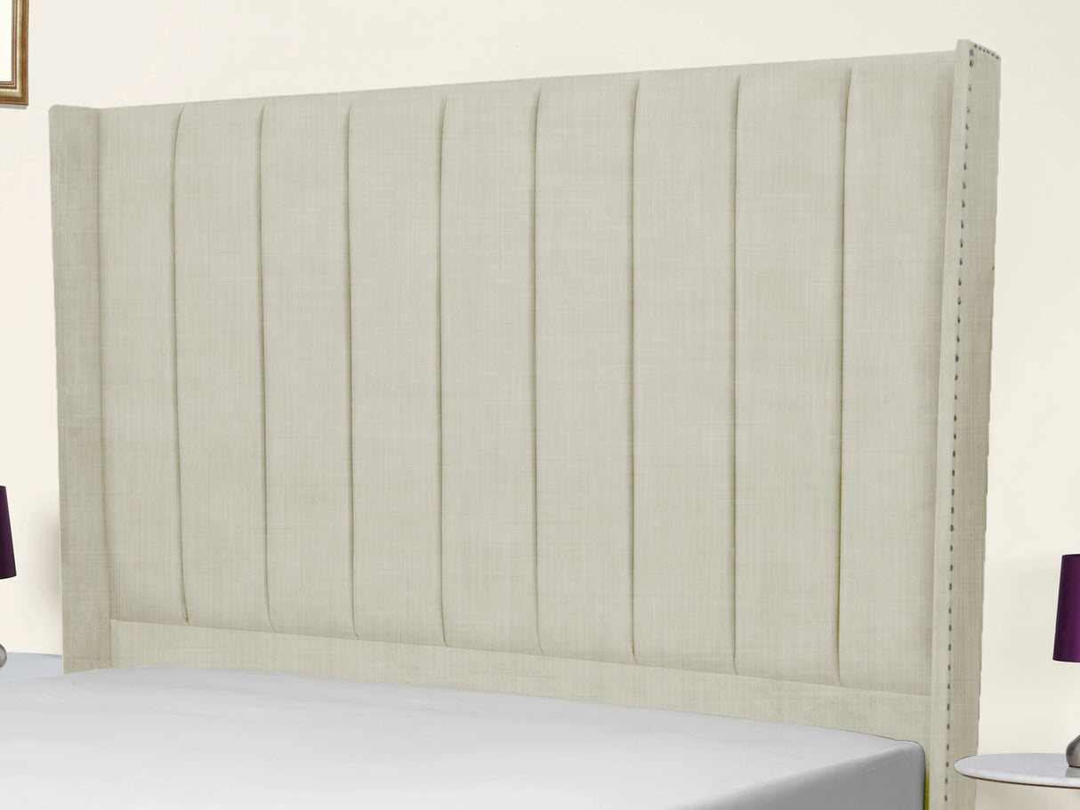 Sara Wingback Upholstered Bed