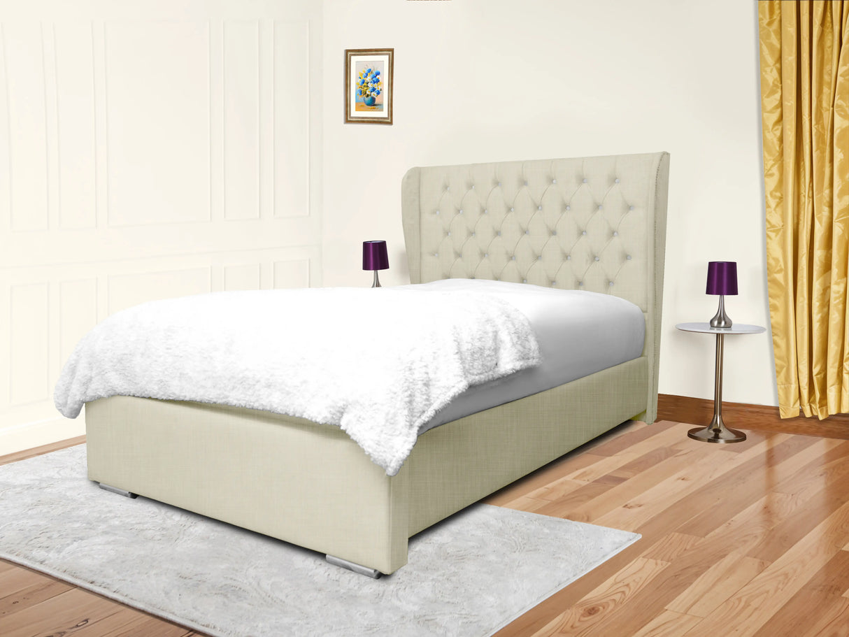 Cierra Wingback Upholstered Bed