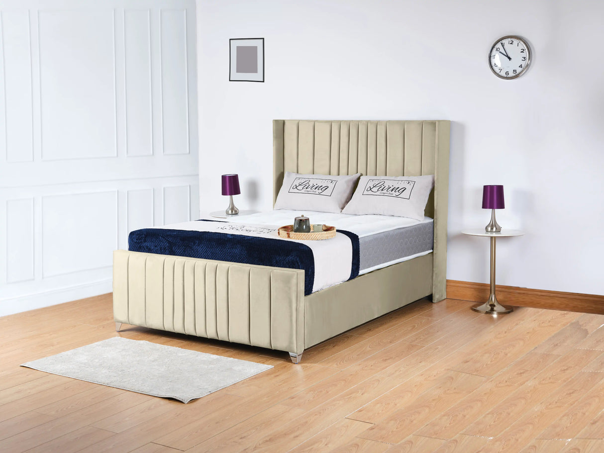 Balmoral Wingback Upholstered Bed