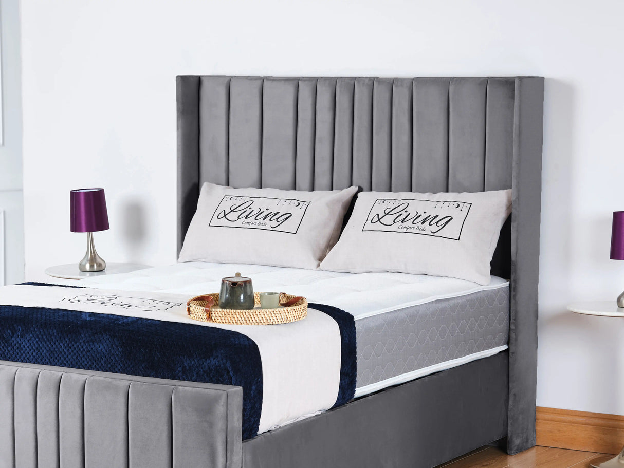 Balmoral Wingback Upholstered Bed