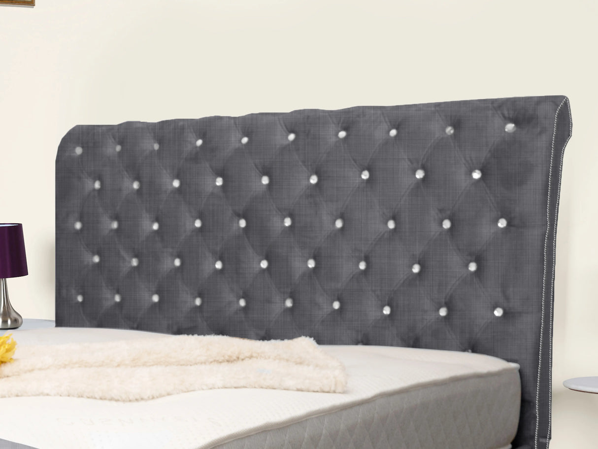 Swanzy Sleigh Upholstered Bed