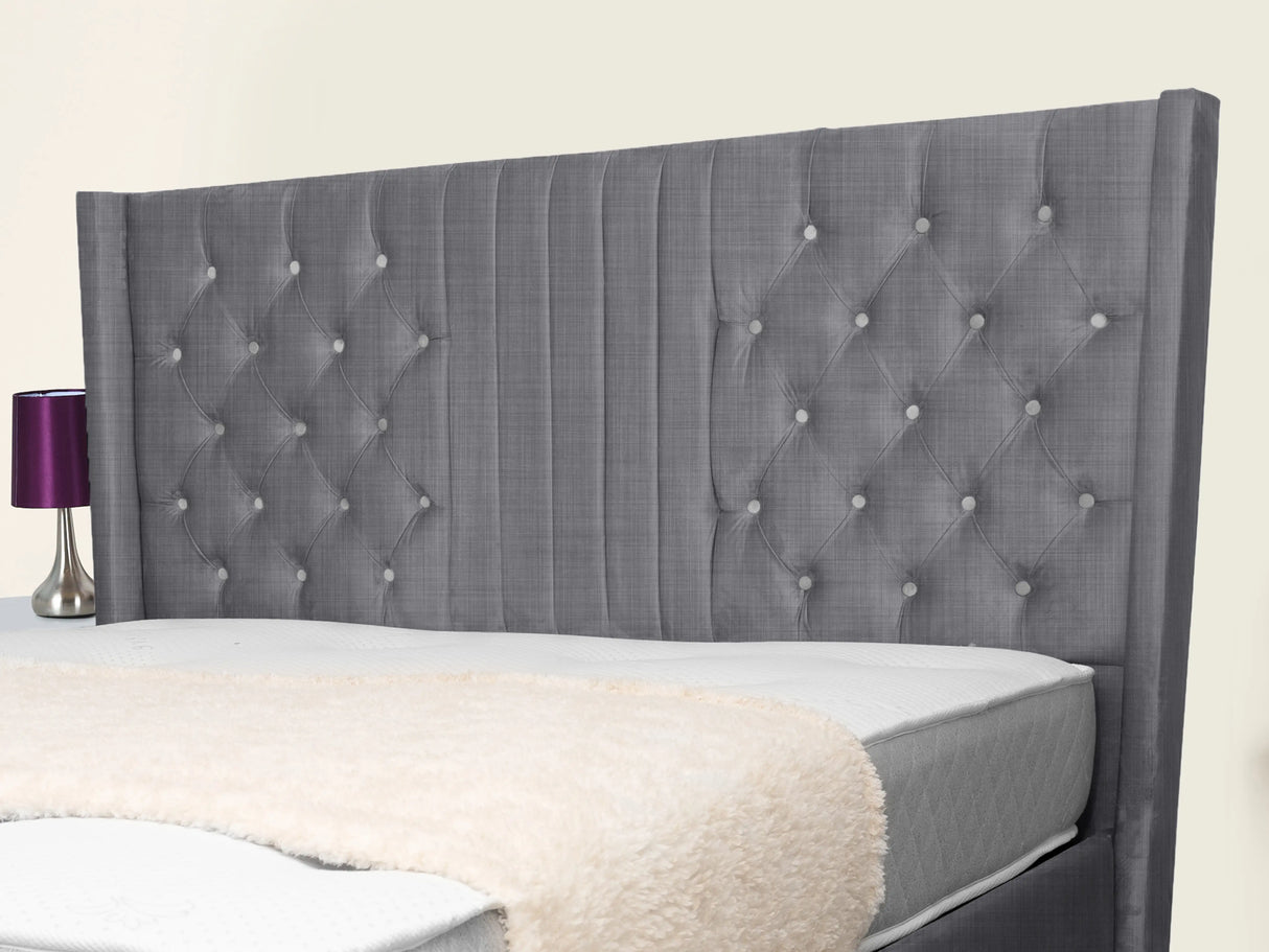 Middleton Wingback Upholstered Bed