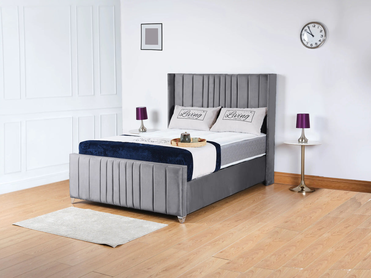 Balmoral Wingback Upholstered Bed