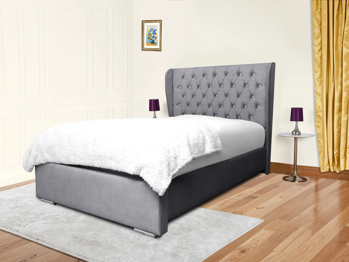 Cierra Wingback Upholstered Bed