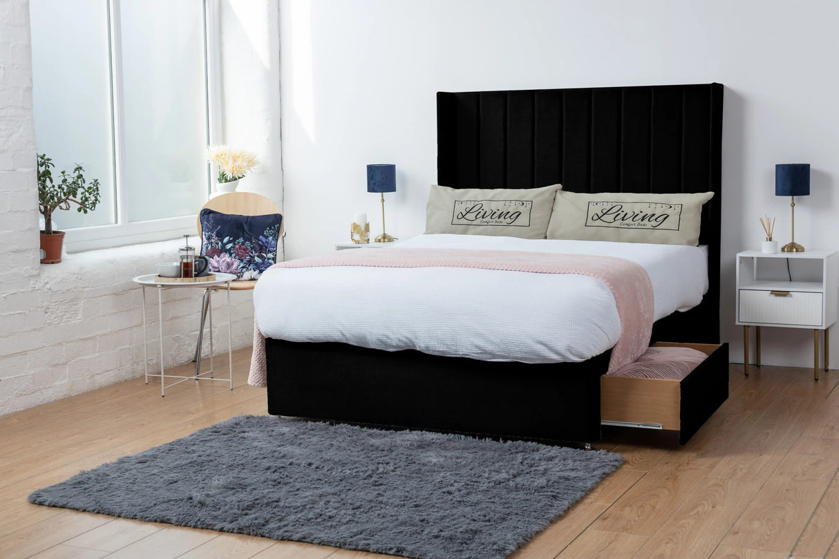 Bella Wingback Divan Bed