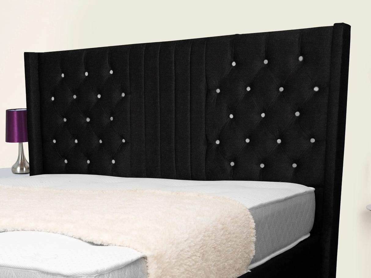 Middleton Wingback Upholstered Bed