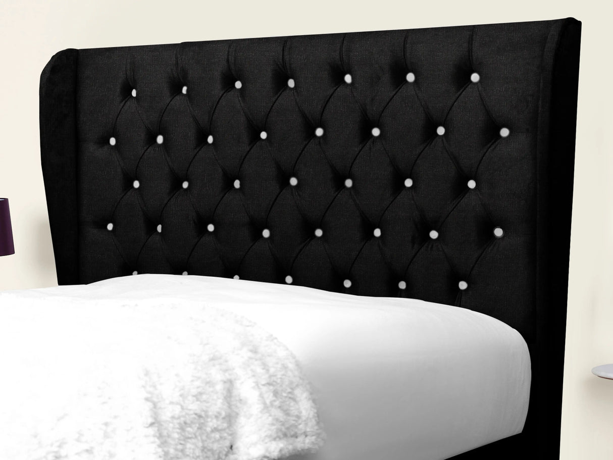 Cierra Wingback Upholstered Bed