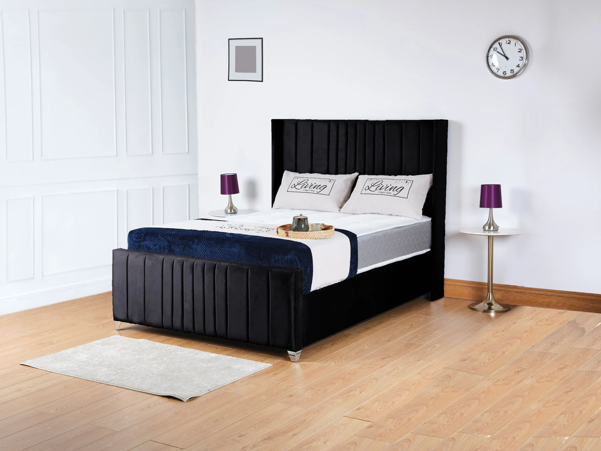 Balmoral Wingback Upholstered Bed