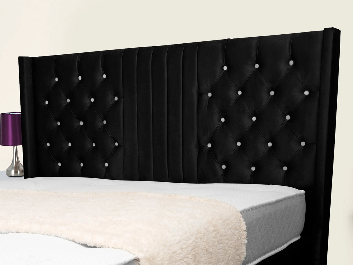 Middleton Wingback Upholstered Bed