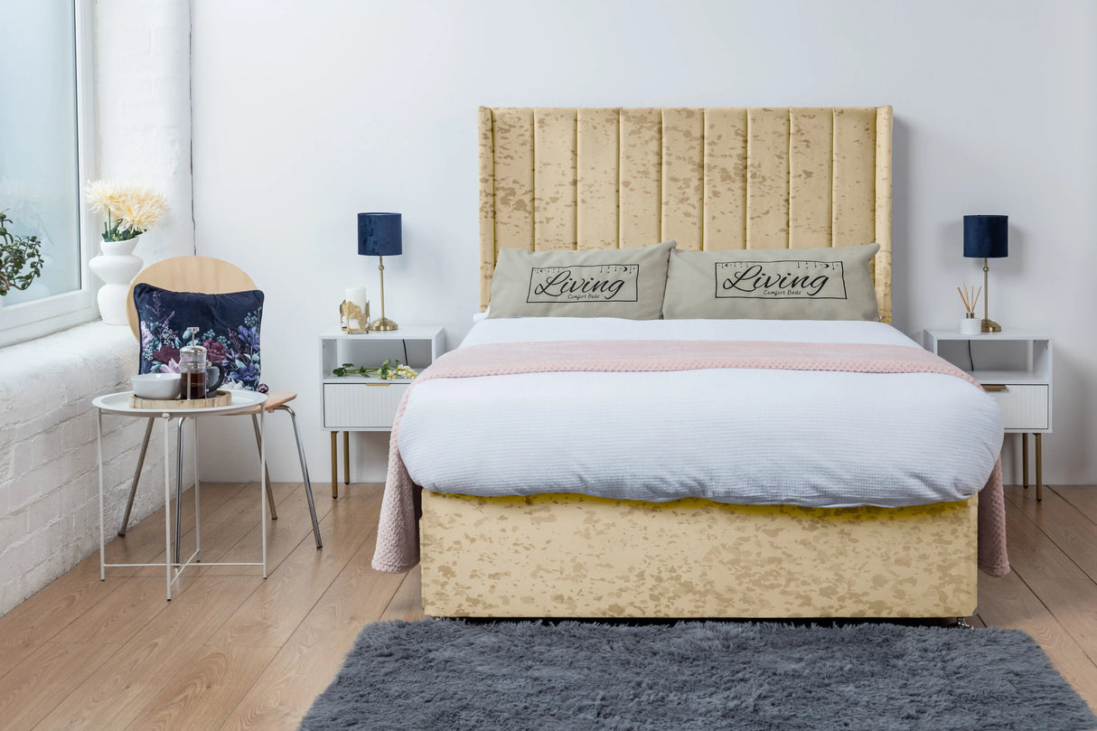 Bella Wingback Divan Bed