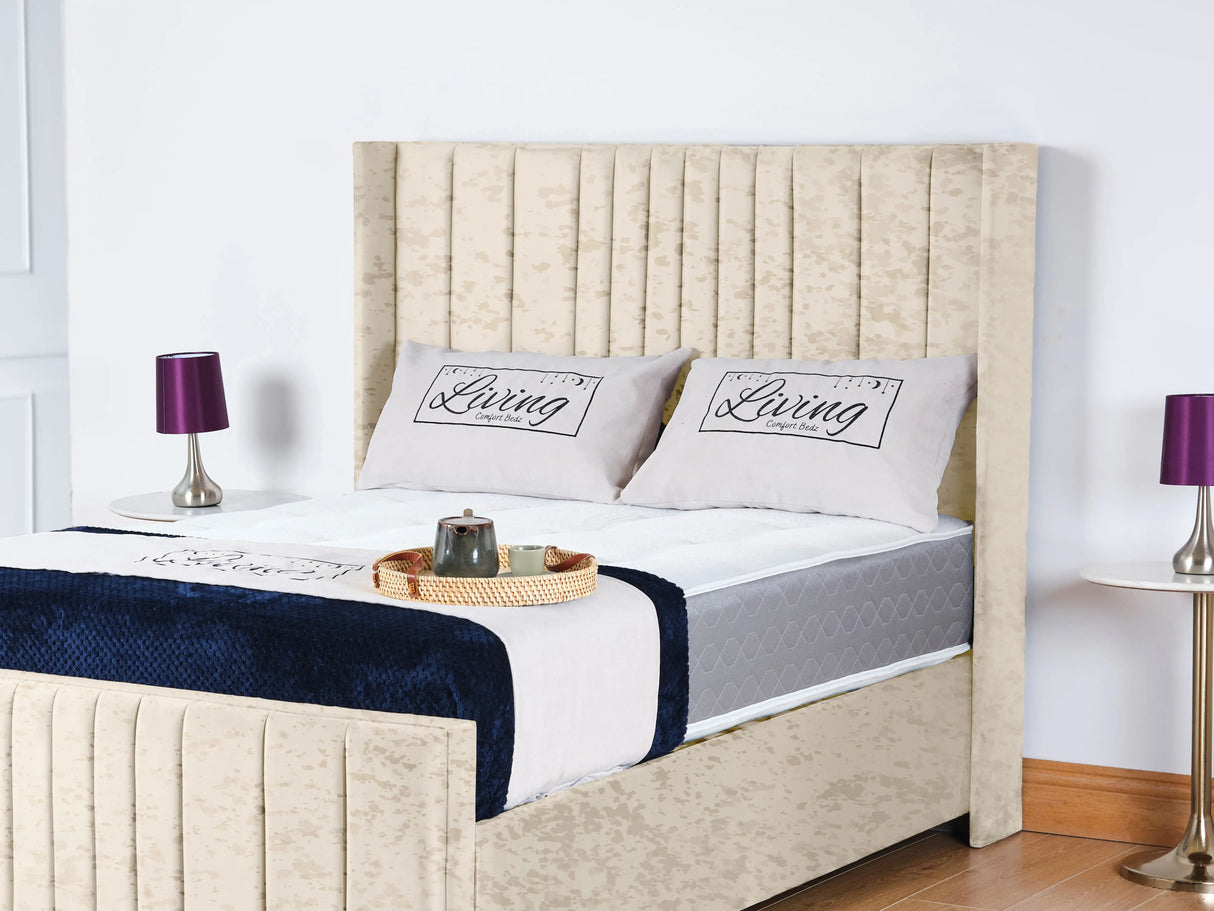 Balmoral Wingback Upholstered Bed