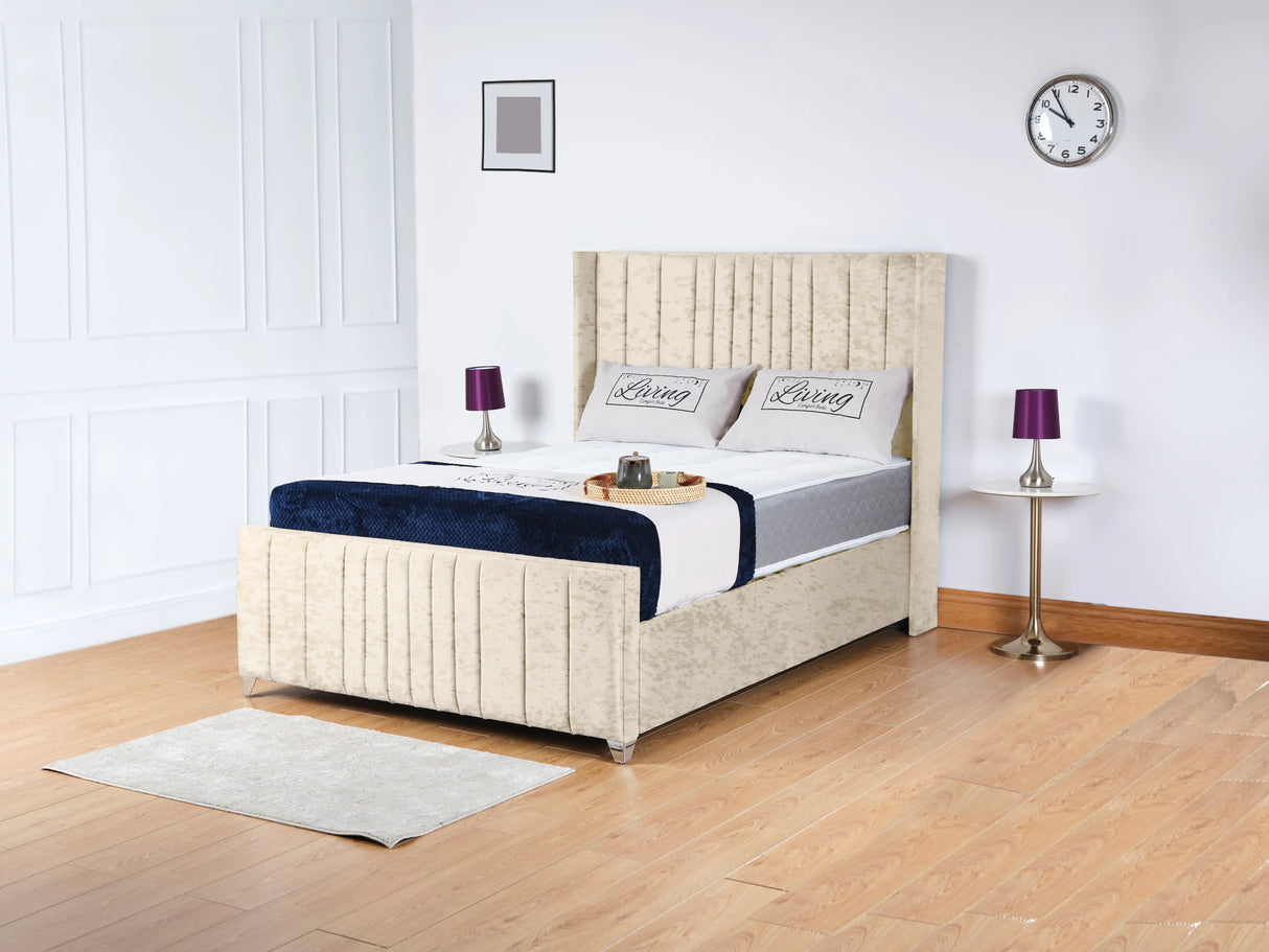 Balmoral Wingback Upholstered Bed