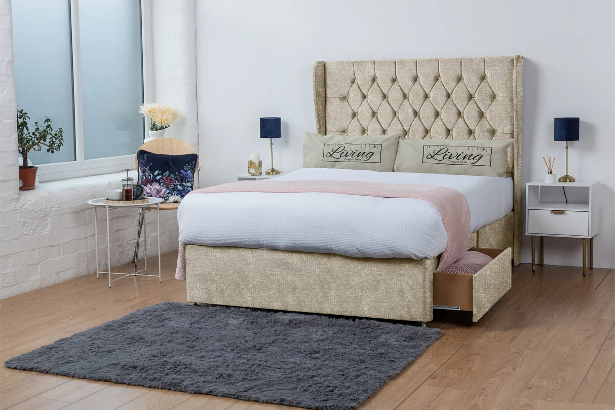 Mary Wingback Divan Bed