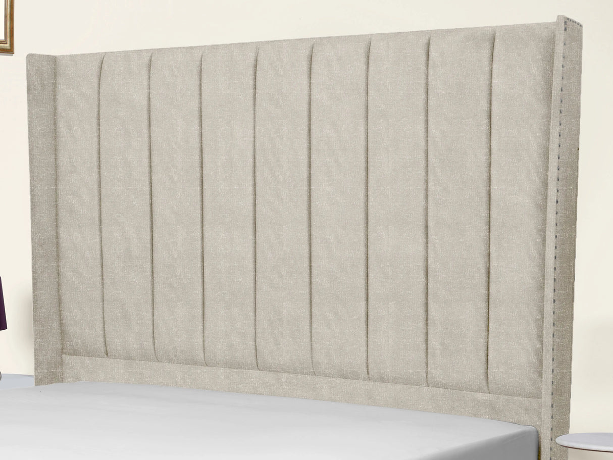 Sara Wingback Upholstered Bed