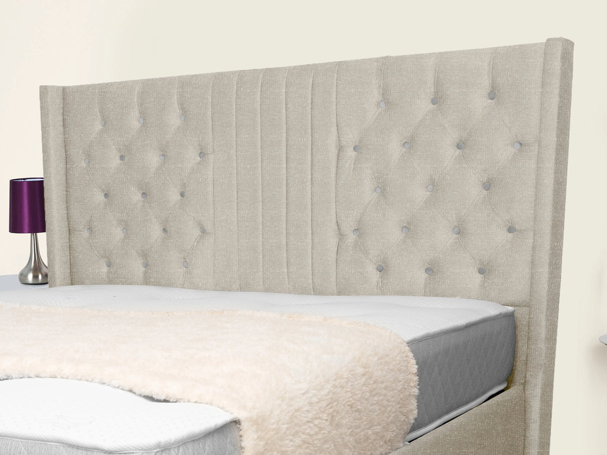 Middleton Wingback Upholstered Bed
