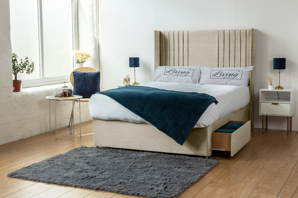 Skyline wingback Divan Bed