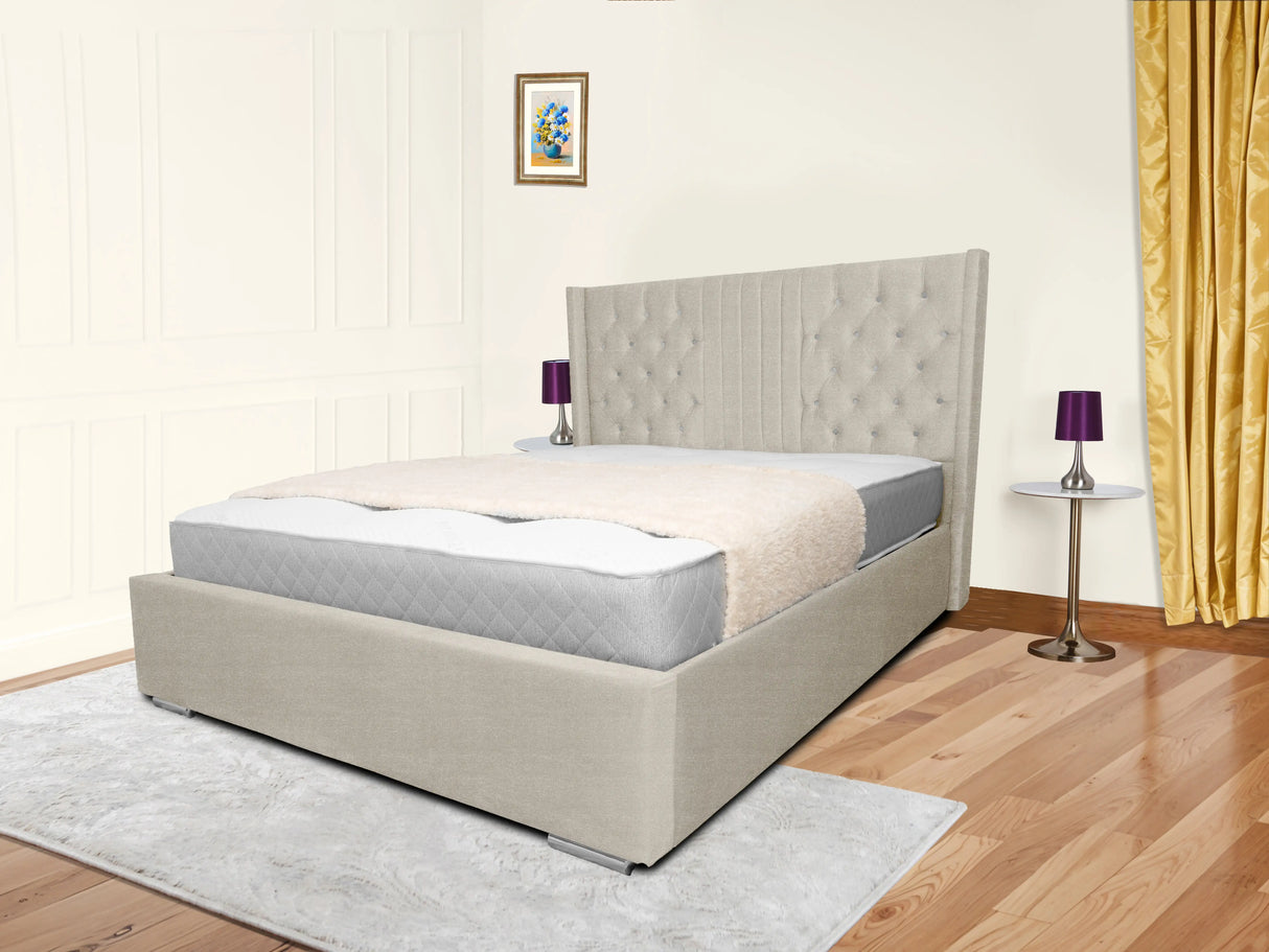 Middleton Wingback Upholstered Bed