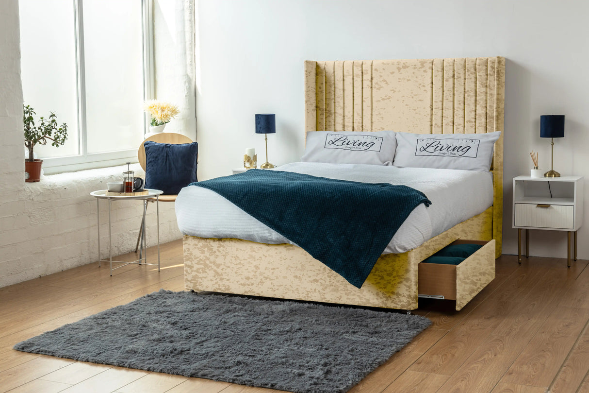Skyline wingback Divan Bed