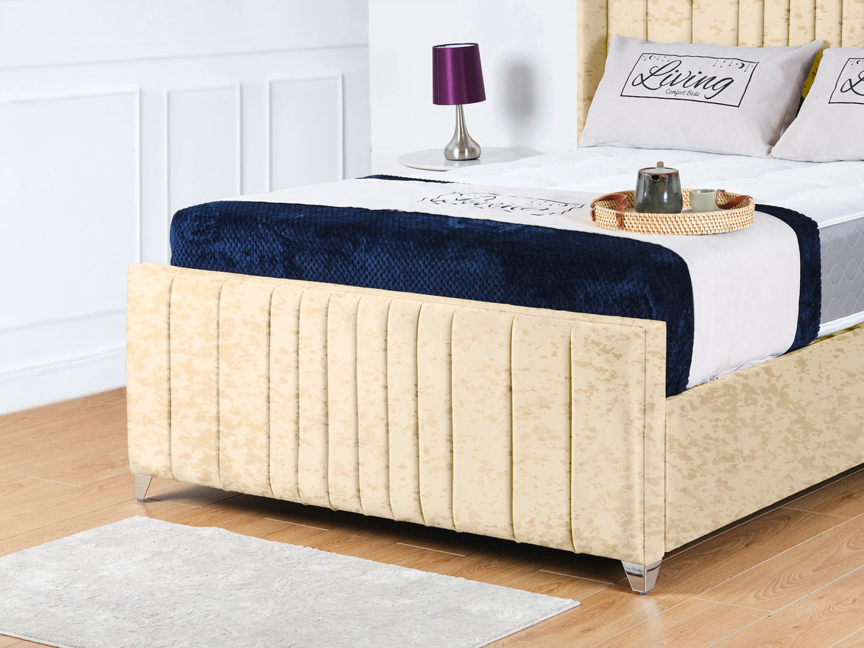 Balmoral Wingback Upholstered Bed