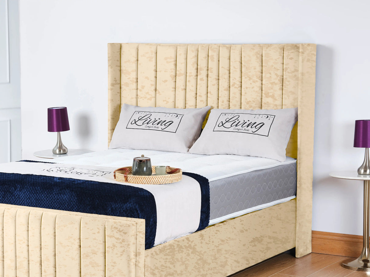 Balmoral Wingback Upholstered Bed