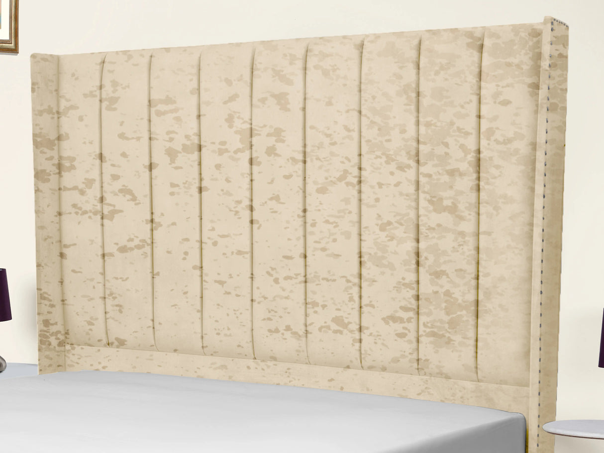 Sara Wingback Upholstered Bed