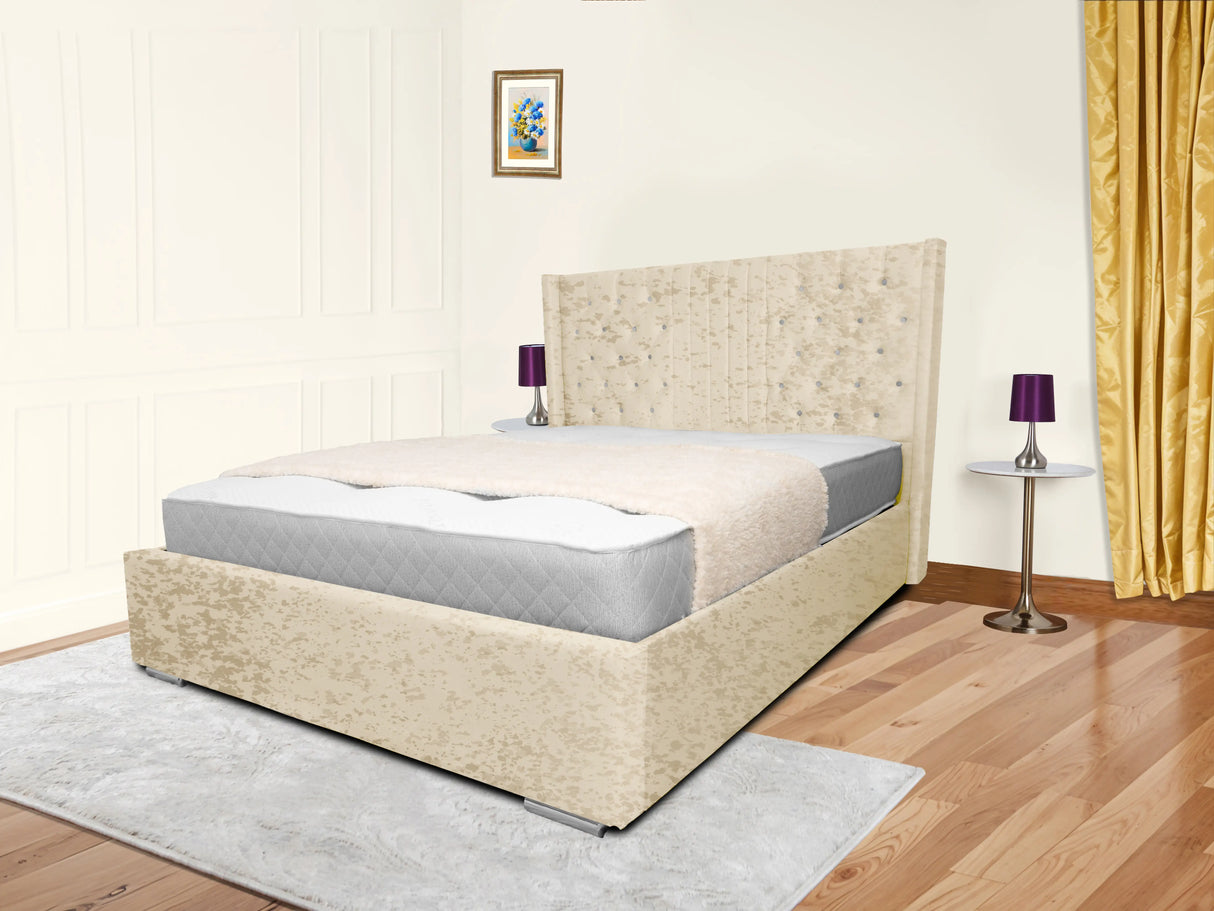 Middleton Wingback Upholstered Bed
