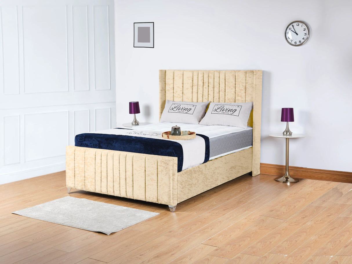 Balmoral Wingback Upholstered Bed
