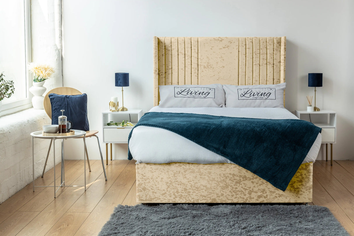 Skyline wingback Divan Bed