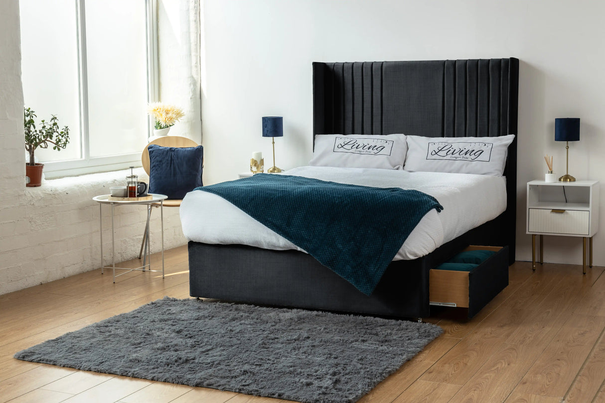Skyline wingback Divan Bed