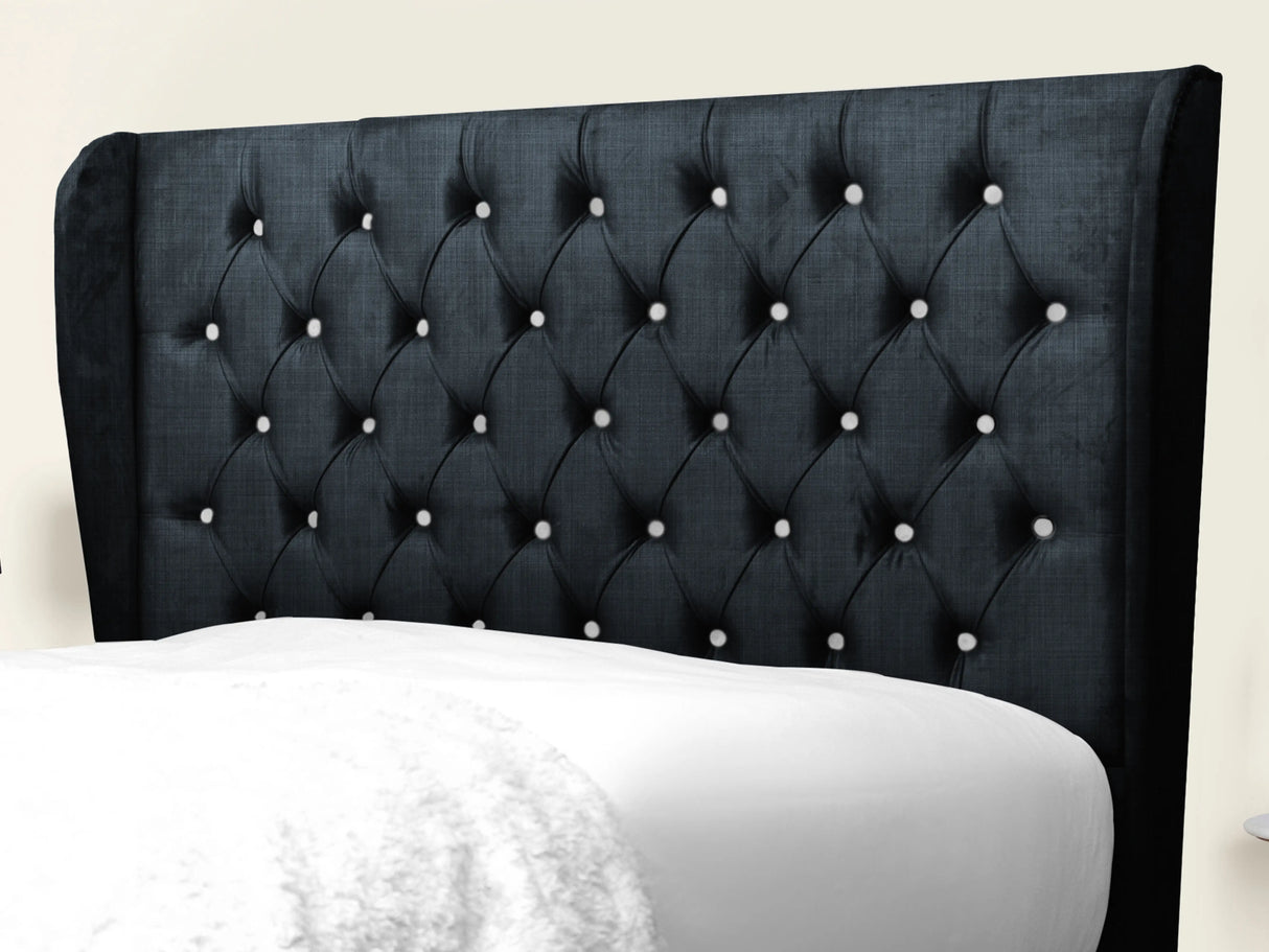 Cierra Wingback Upholstered Bed