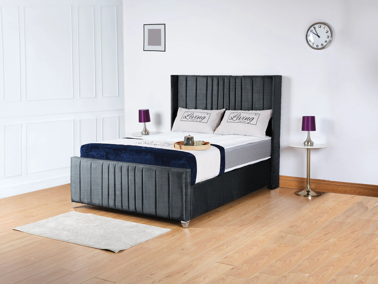 Balmoral Wingback Upholstered Bed