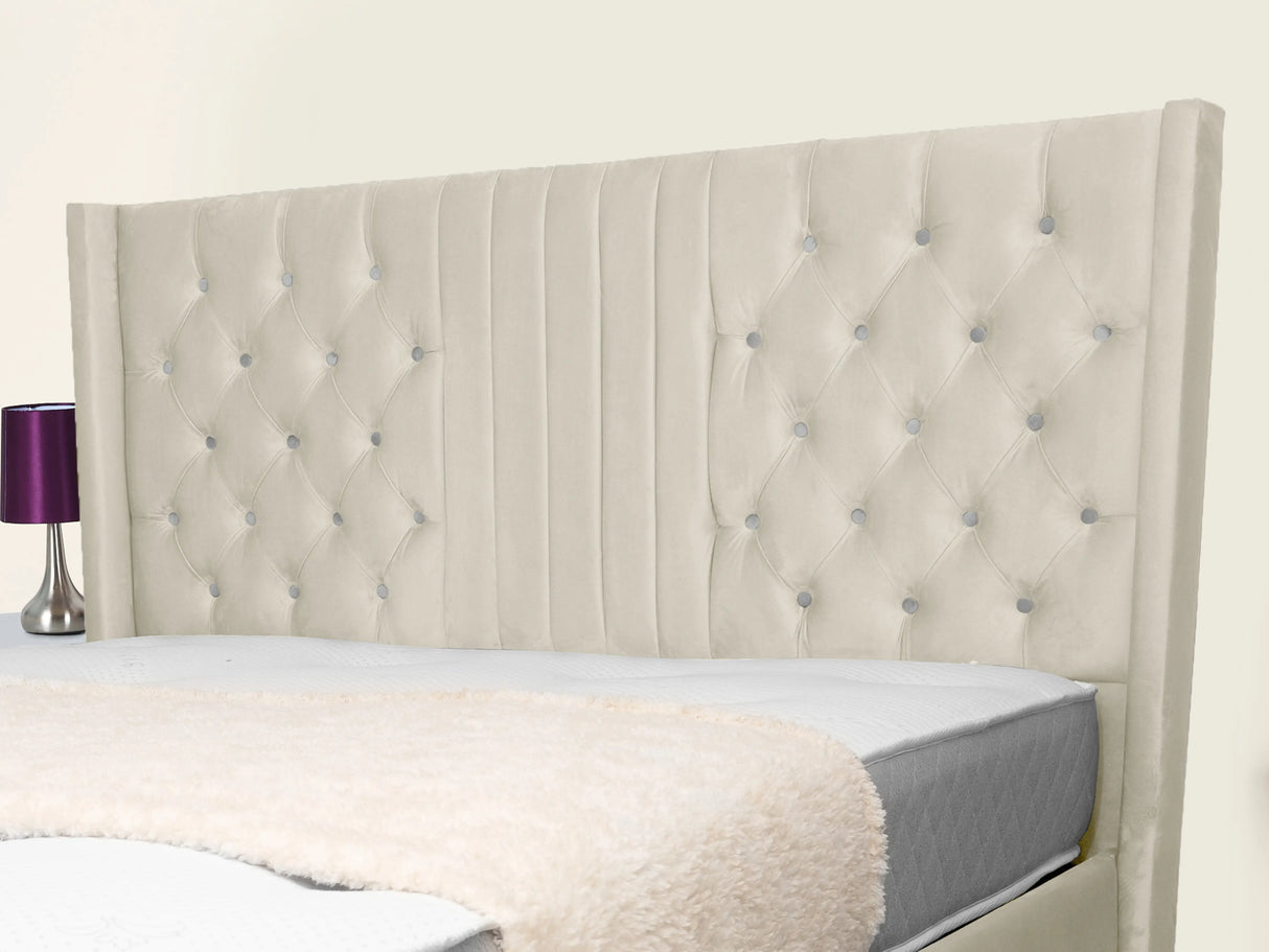 Middleton Wingback Upholstered Bed