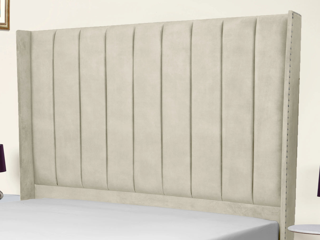 Sara Wingback Upholstered Bed