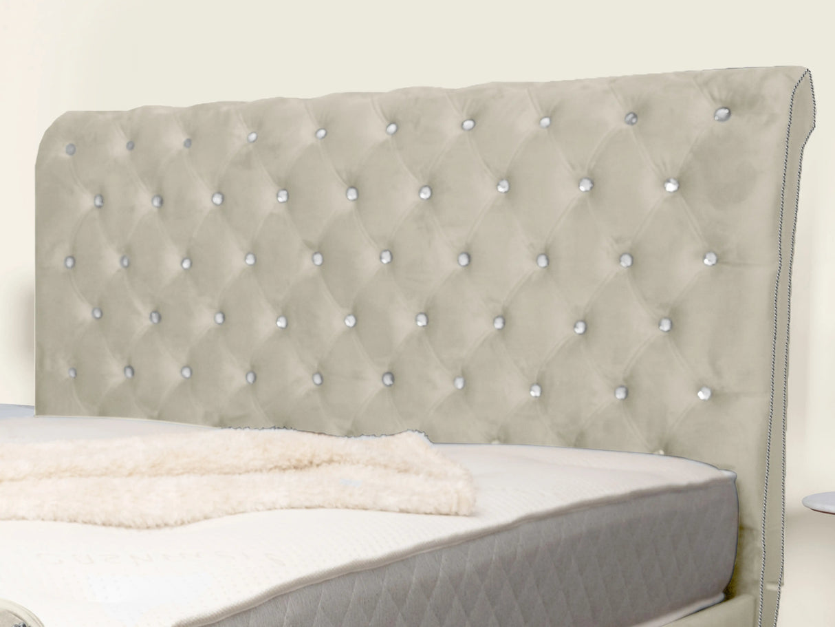 Swanzy Sleigh Upholstered Bed