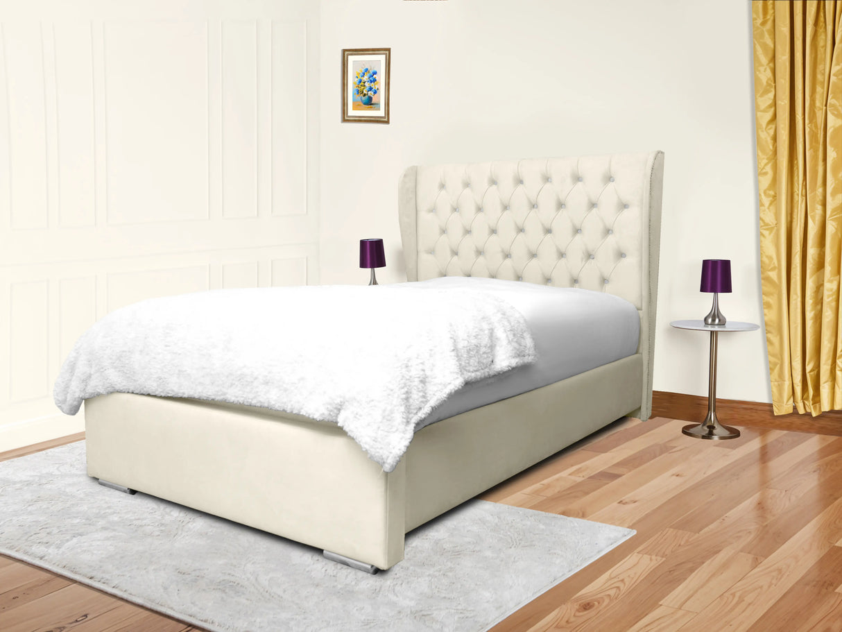 Cierra Wingback Upholstered Bed