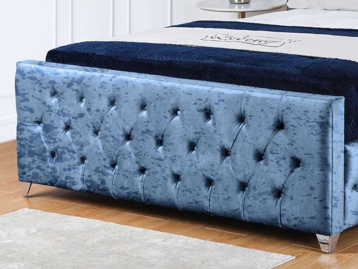 Kensington Wingback Upholstered Bed
