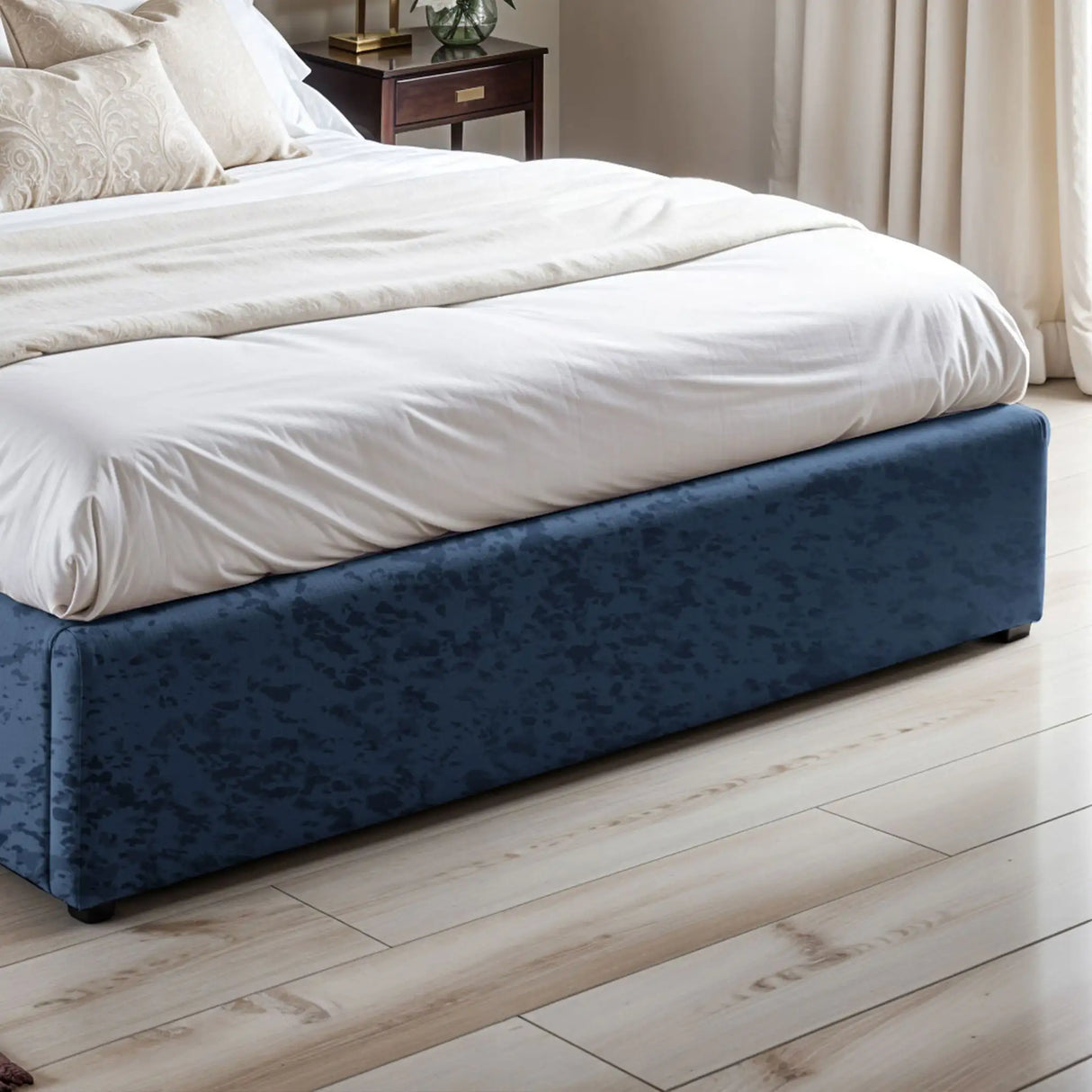 Barcelona Wingback Upholstered Bed