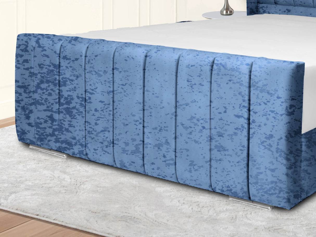 Sara Wingback Upholstered Bed