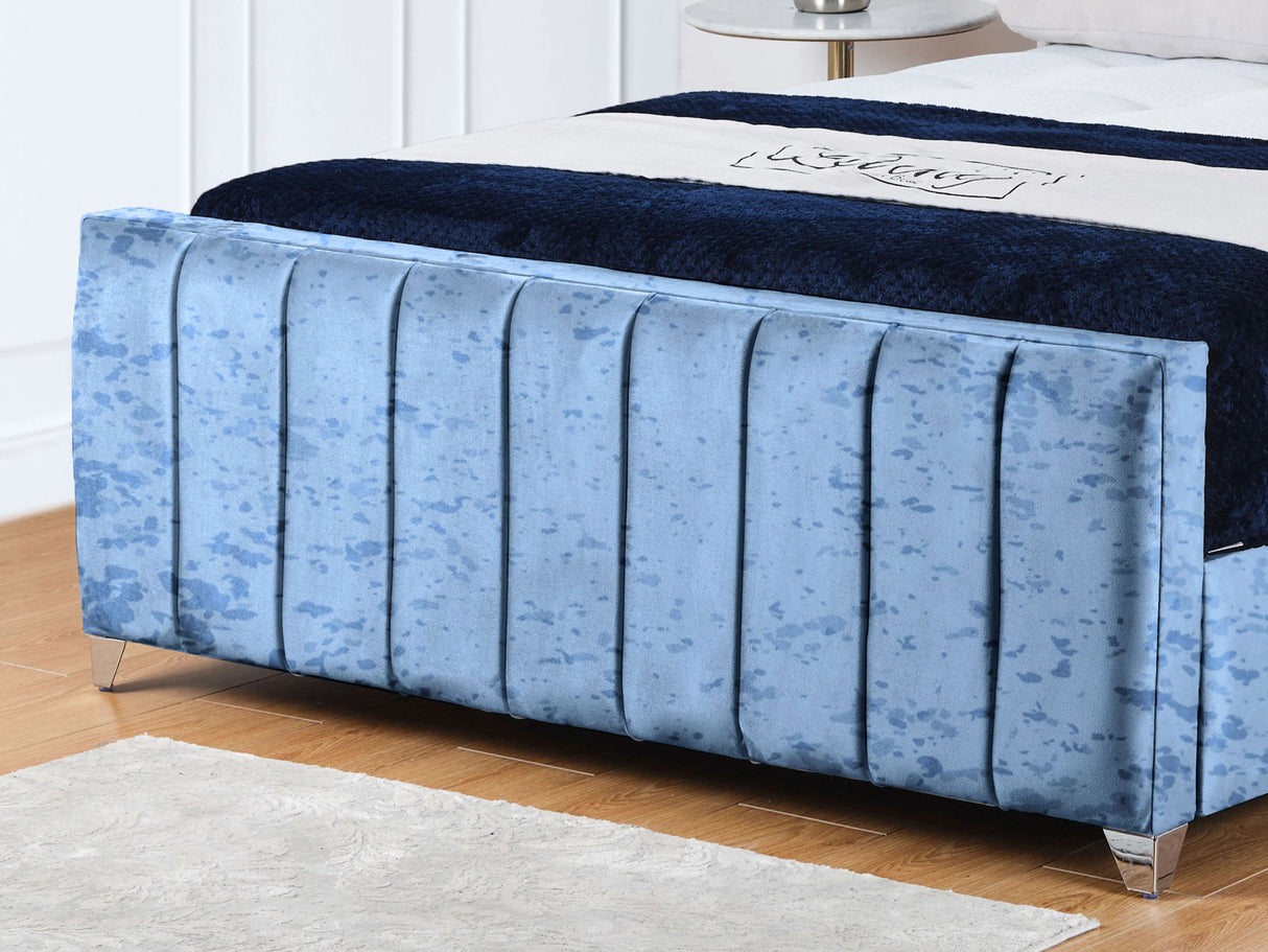 Empire Wingback Upholstered Bed