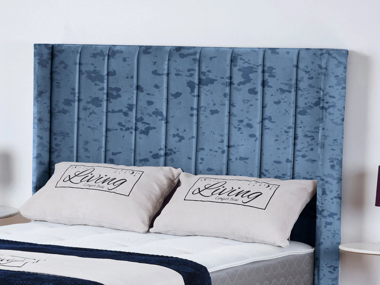 Empire Wingback Upholstered Bed