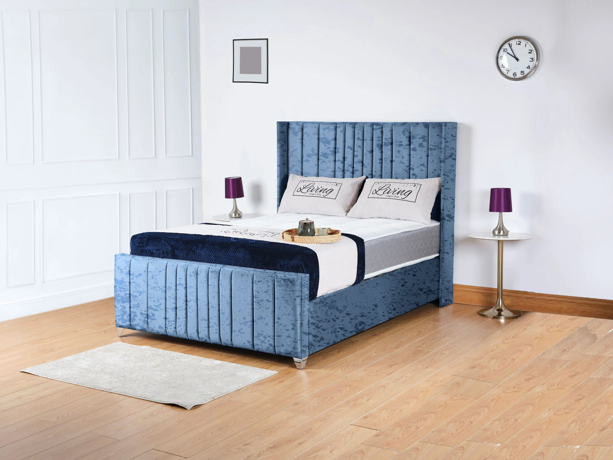 Balmoral Wingback Upholstered Bed