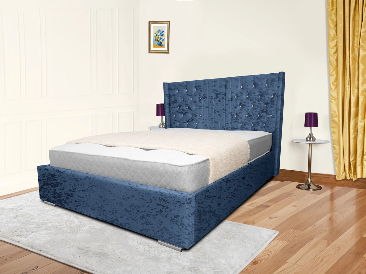 Middleton Wingback Upholstered Bed