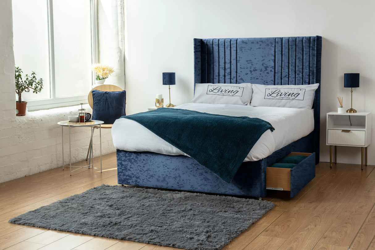 Skyline wingback Divan Bed